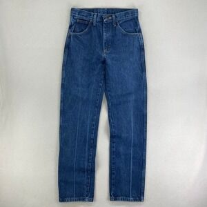 Vintage‎ Rustler Jeans Mens 29x32 Blue Regular Fit Straight Leg Dark Wash